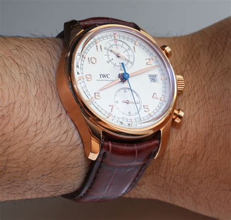 iwc portuguese chronograph review.